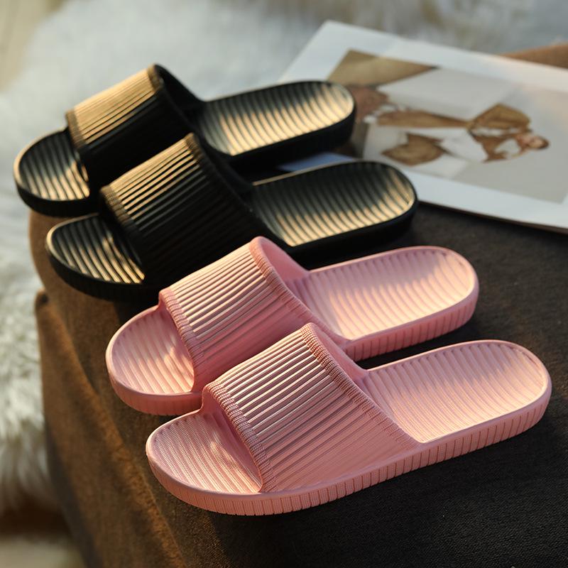 Women's & Men's Summer Indoor Non-Slip Thick Sole Bath Slippers