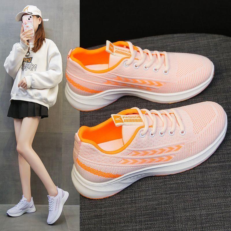 Designer Luxury Brand  De Mujer Thin Dancing Sports Breathable Non-slip Lightweight Women's Casual Mesh Shoes