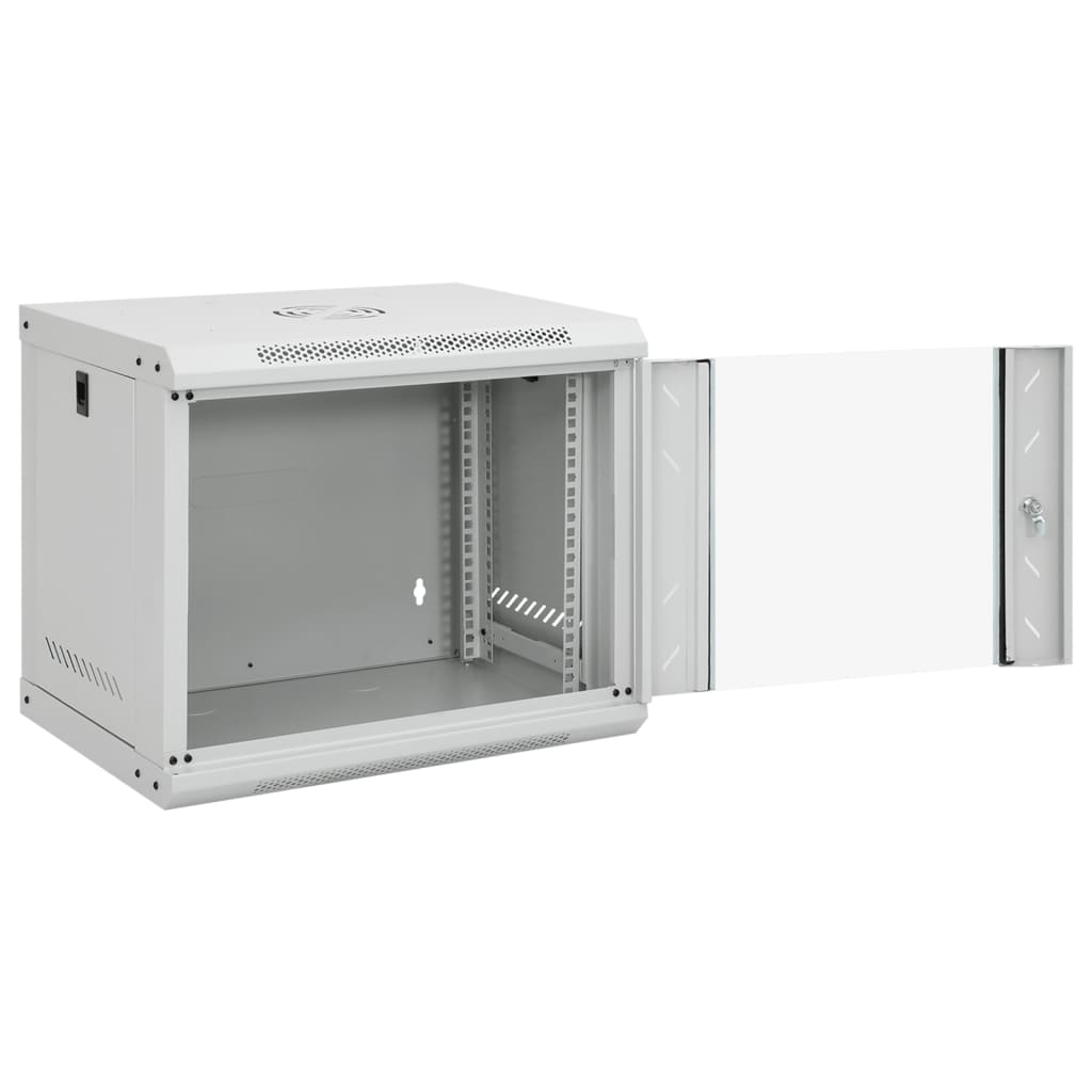 Vidaxl Ścienna Szafka Serwerowa 9U, 19", Ip20, 53X40X45 Cm