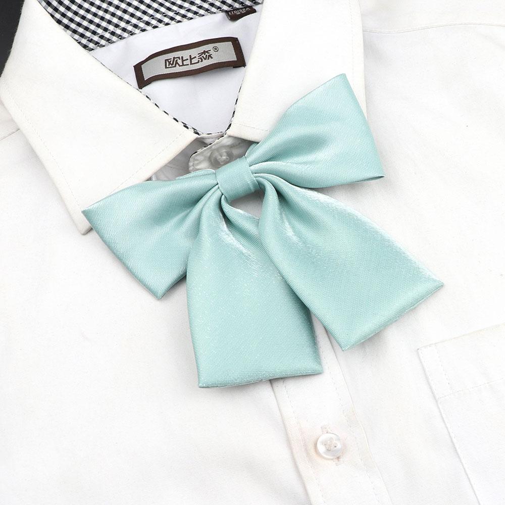 Perfect Match Colorful Women‘S Shirts Bowtie Ladies Girl School Wedding Party Bowknot Pink Bule Black Classic Butterfly Knot Suits Accessories