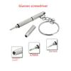 Kompakter 4-in-1-Multifunktionsschraubendreher für Brillen- und Uhrenreparatur