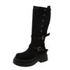 Women's British style two wear fashion versatile soft elastic comfortable ankle boots shock absorption non-slip casual sports Martin boots