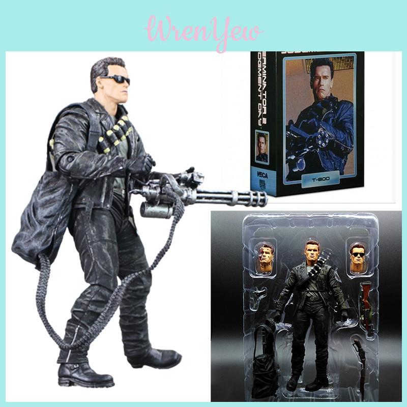 Giocattolo Realistico Terminator 2 Il Giorno del Giudizio T-800 Modello Arnold Ultimate 7" Per Esposizione
