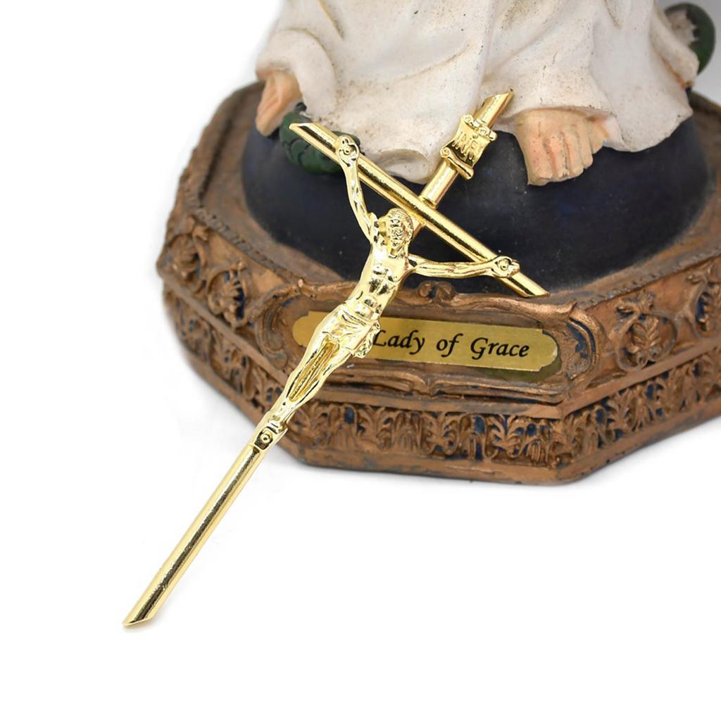 10pcs Catholic Cross Handheld Crucifix Wall Cross Pendant Prayer Decoration for Church Ornaments Religious Baptism Gift