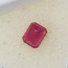 Natural Pink Ruby Loose Gemstone 5.40 Ct Emerald Cut for Jewelry Making and Gem Collections