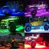 8 шт. Комплект RGB светодиодных огней для бездорожья (Rock Lights), неоновые огни для днища, световые модули для создания атмосферы
