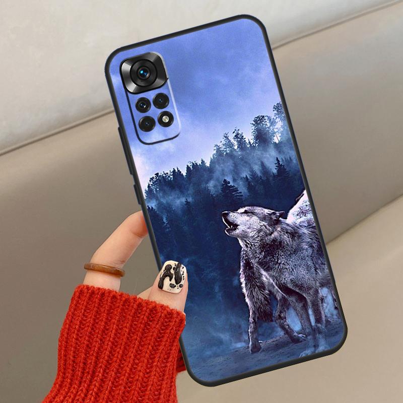 Sternen-Tier Wolf Hülle Für Xiaomi Redmi Note 13 12 11 10 14 15 Pro Plus Hülle Für Redmi 15C 14C 10C 12C 13C 15