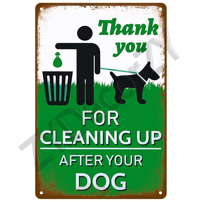 Plaque Tin Sign Plate Home Wall Decor For Bar Club Man Cave Art Warning Metal Sign Vintage Danger Beware Painting Poster Gift