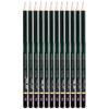 Deli 7083 HB Sketch & Drawing Pencils, Green