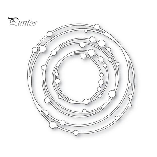 

Круглая форма для резки шаблона для детей DIY скрапбукинг открытка фото ремесло трафарет форма серебряный