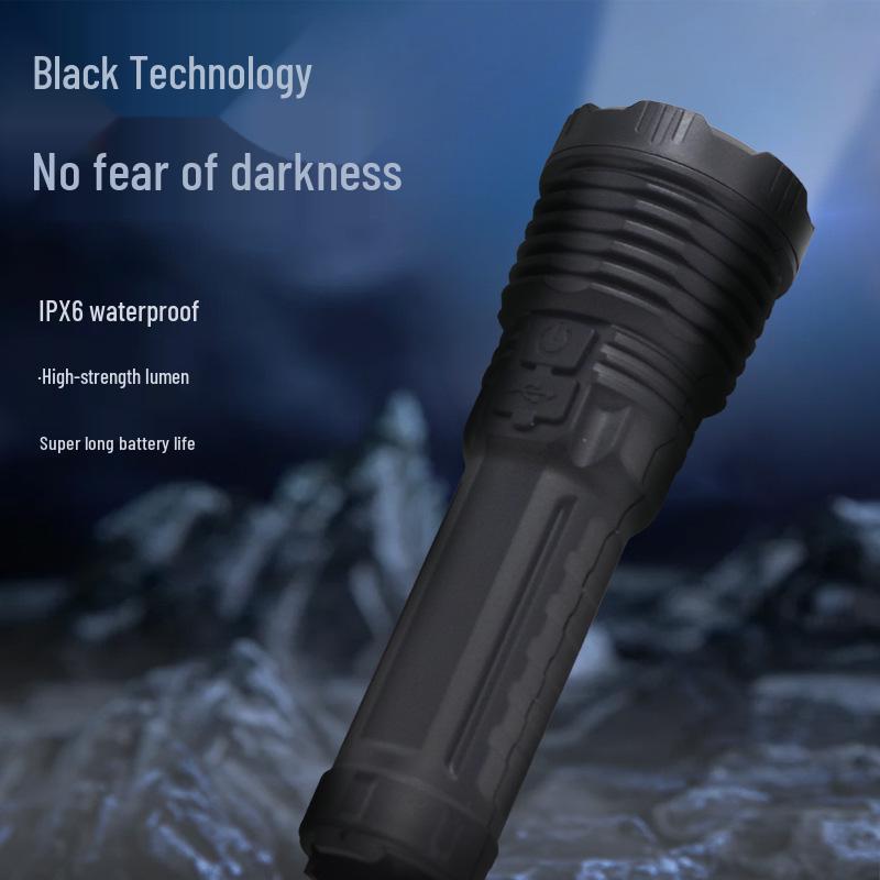 Ultra Bright Rechargeable Multi-functional Flashlight – Strong Light, Long Battery Life, Compact Design for Outdoor Use
