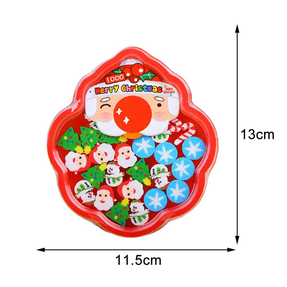 Skolkontor söt tecknad bricka jultomten brevpapper Eraser
