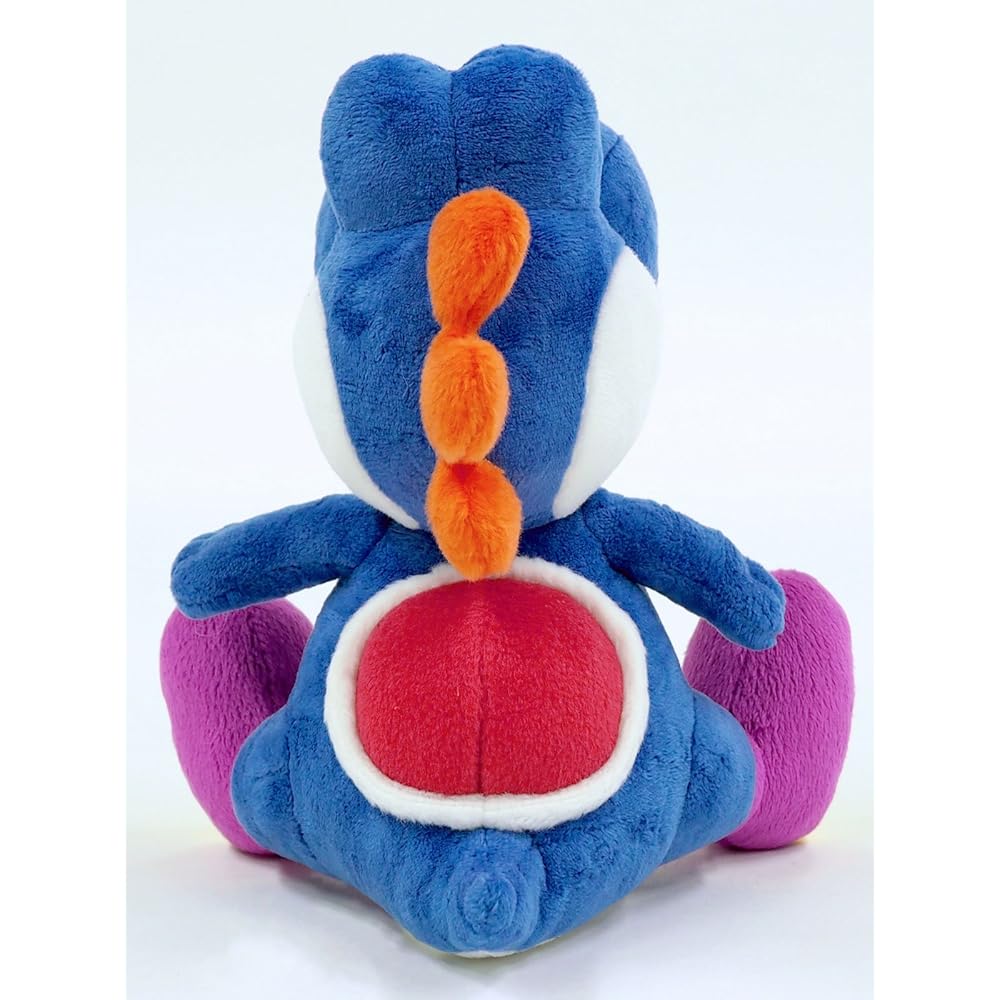 San-ei Trading Super Mario All Star Collection Blue Yoshi Plush Toy 20cm