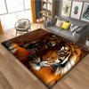 Extra Large Tiger Floor Mat Realistic 3D Tiger Print Mat with Mat for Living Room Bedroom Office Indoor Mat Modern Home Decor