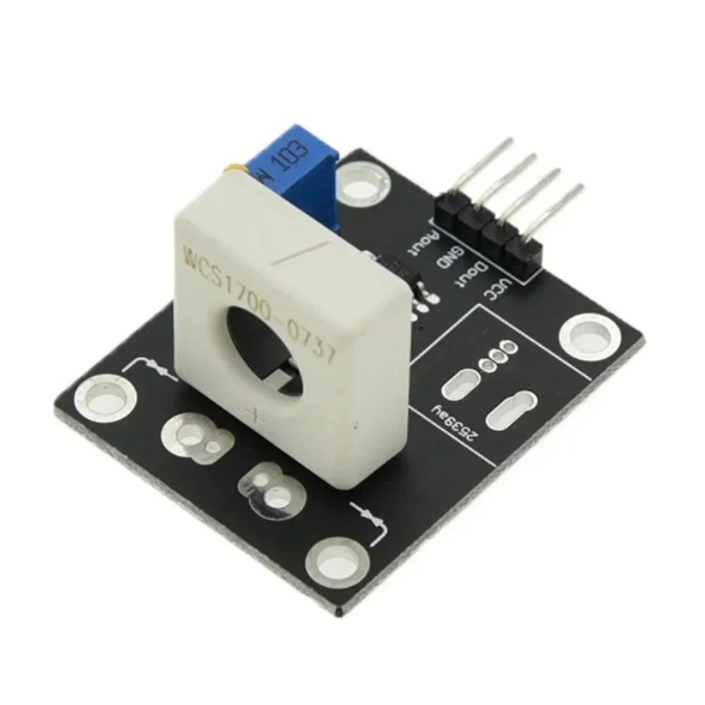 1PC Hall Effect Current Sensor Adjustable Overcurrent Threshold Accurate Overcurrent Detection And Protection Module Parts
