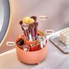 Rotating Makeup Organizer: Desktop Storage for Lipsticks, Pencils, Powder, Brushes & Cosmetics