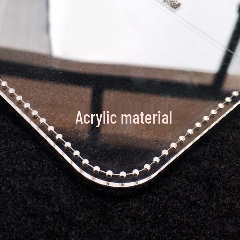 

Сделай сам Кожаный кошелек для монет и держатель для карт Ручной работы Акриловый шаблон Cowhide Cardstock