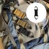 Outdoor Camping Karabinerhaken Wandern Gurtbandschnalle Gürtelclip Hängender Schlüsselanhänger Karabiner Kletter-Überlebensausrüstung