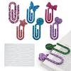 Pendant Silicone Mold Earrings Molds Paper Clip Shape Jewelry Making Molds Silicone Keychain Moulds for Crafting Lover