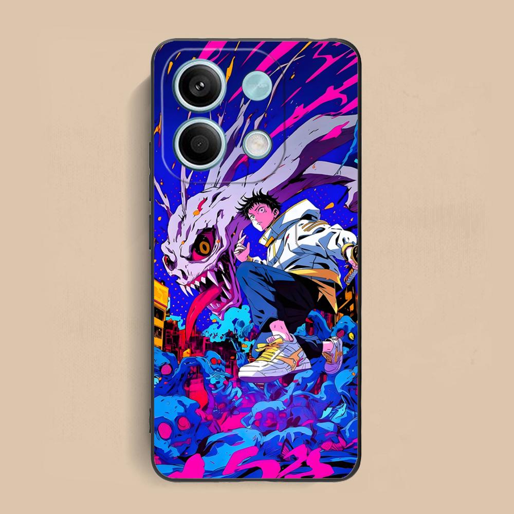 Jujutsu Kaisen Yuta Okkotsu Phone Case for Xiaomi Redmi 15 14 13 12 A5 3 2 1 C Plus 4G 5G Colorful Printing Cover Luxury Pretty
