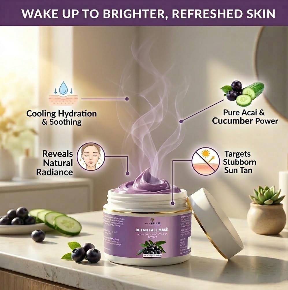 Vivedaa De Tan Face Mask, 300 g