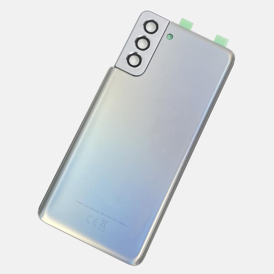 Vetro Posteriore S21 Plus 5G Sostituzione Porta Posteriore Batteria, Per Samsung Galaxy S21+ 5G Cover Posteriore Con Foro Lente Fotocamera