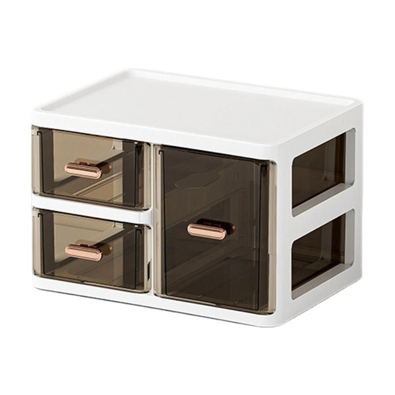 Connectable Plastic Shelf Set With Multiple Sections For Neat Home Or Office Use