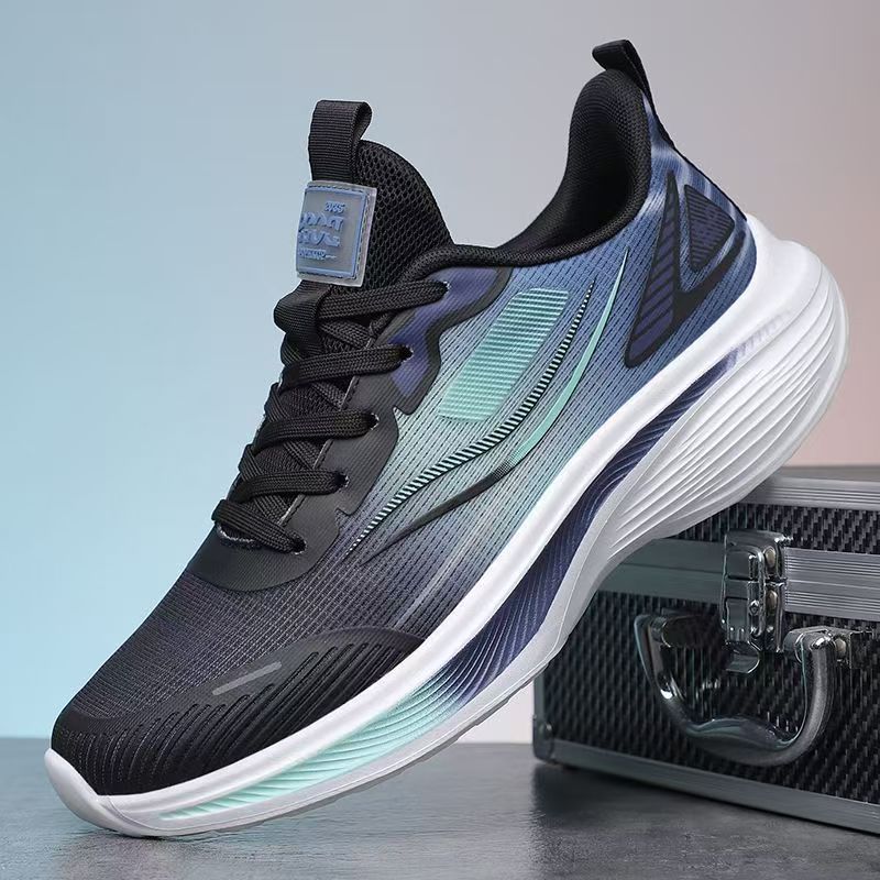 Autumn New Men's Shoes Summer Breathable Mesh Couple Sports Shoes Non-slip Shock-absorbing Running Shoes Comfortable and Lightweight
