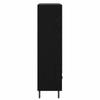 Highboard in Black Oak Look 69.5 x 31 x 115 cm Particleboard