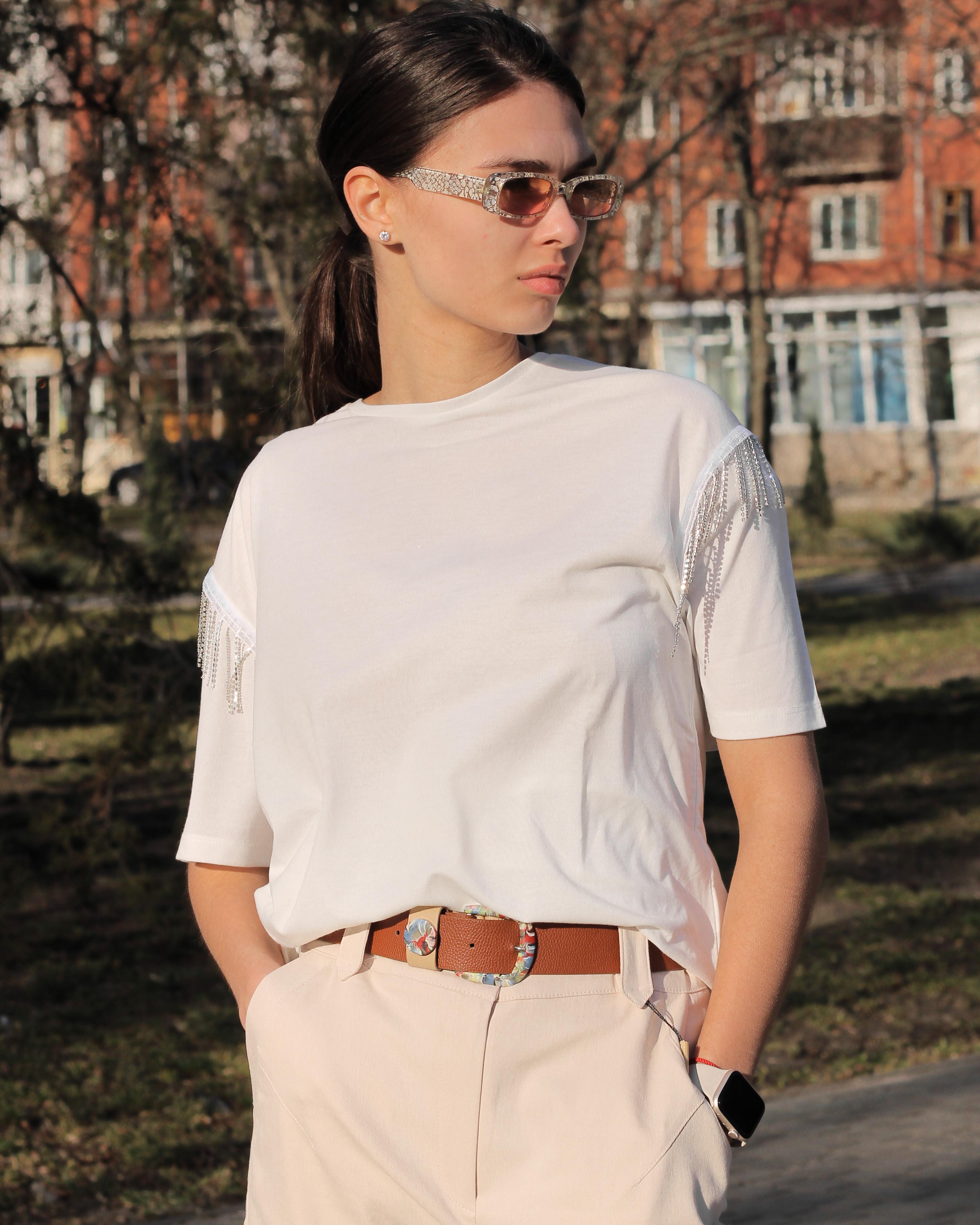 

T-shirt MZR 20534 L white L білий