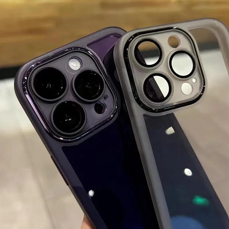 Luxury Soft Transparent Case For IPhone 16 14 13 12 11 15 Pro Max X Xs Max XR Plus SE   Shockproof Silicone Bumpe Cover