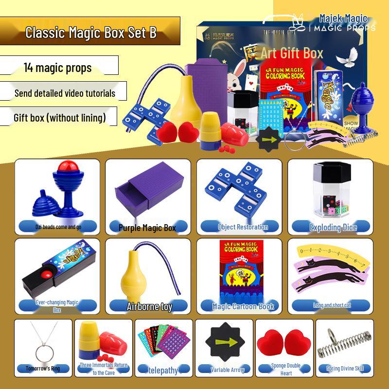 Magic Props Set: Educational Performance Kit for Boys and Girls - Perfect Festival or Birthday Gift