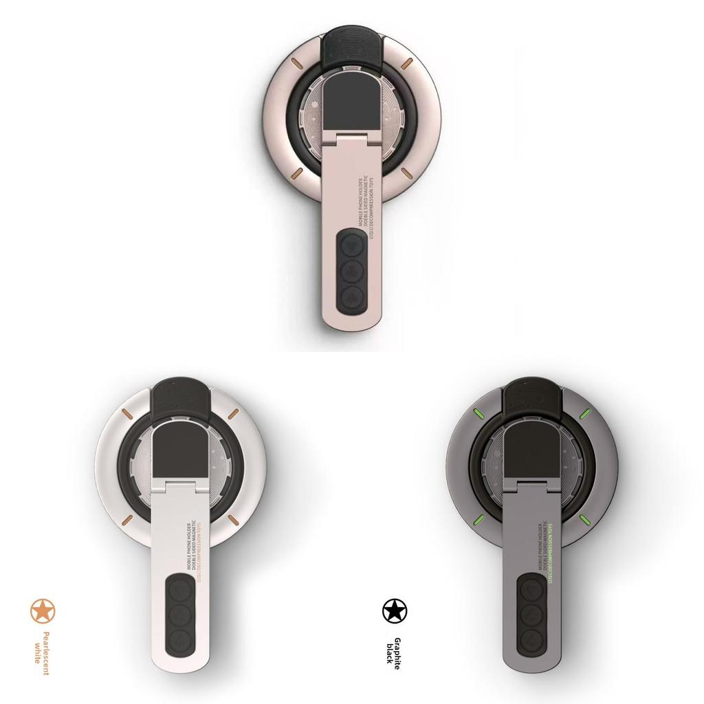 Magnetic Phone Holder Desktop Stand With 360 Degree Rotation For Universal Smartphone Use