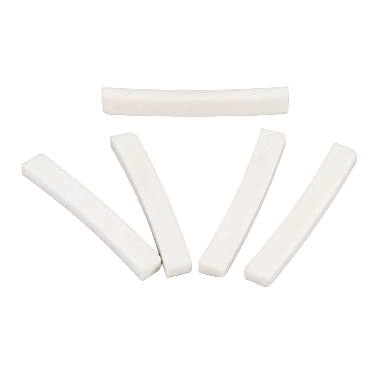 

5 ШТ. Костяной порожек для гитары Прочный костяной бридж для струн для классической акустической гитары