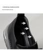 Men's Black Korean Style Casual Sports Board Shoes - Autumn/Winter Fashion