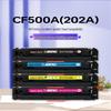 DeYin 202A Compatible High-Yield 4-Color Toner Cartridge Set with Chip for HP