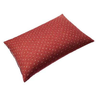SEIDO Buckwheat Made In Buckwheat Hull Adjustable Japanese Cover Large Red Pillow, Japan, Pillow, Height, Pattern, Included,