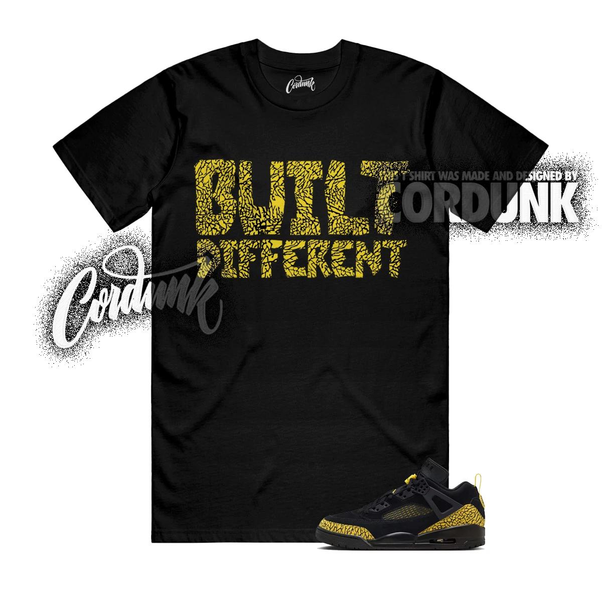 Spizike Low Thunder Speed Yellow Black Lightning Tour New Love T Shirt BUILT 100