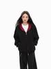 2025 Autumn Warm Retro Trendy Solid Color Lazy Style Couple's Cardigan Hoodie