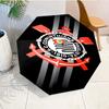 Sport Club Football Crest Printed Automatic Umbrella, 8-Frame for Travel, Camping, Casual Umbrella, Essential Gift for  for Family and Friends