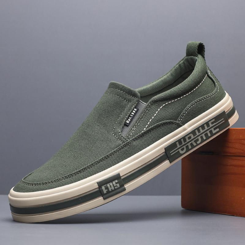 Fashion 2025 Men Canvas Shoes Fashion Sneakers Comfortable Flats Outdoor Male Sport Shoes Breathable Spring Summer Shoes SS25805