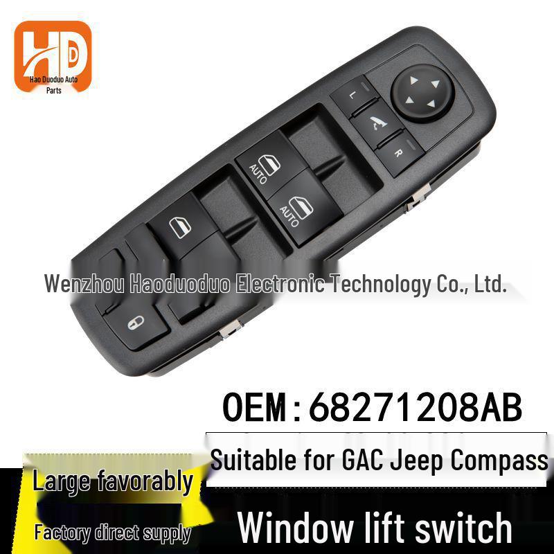 

Compatible with Jeep Cherokee (2014-2021) Electric Window Lifter Switch 68271208AB. Electric