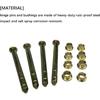 Car Door Hinge Pin and Bushing Assembly, Replacement Compatible with Ford F150 F250 F350 Bronco,Door Hinge Repair Kit,Replacement Parts and