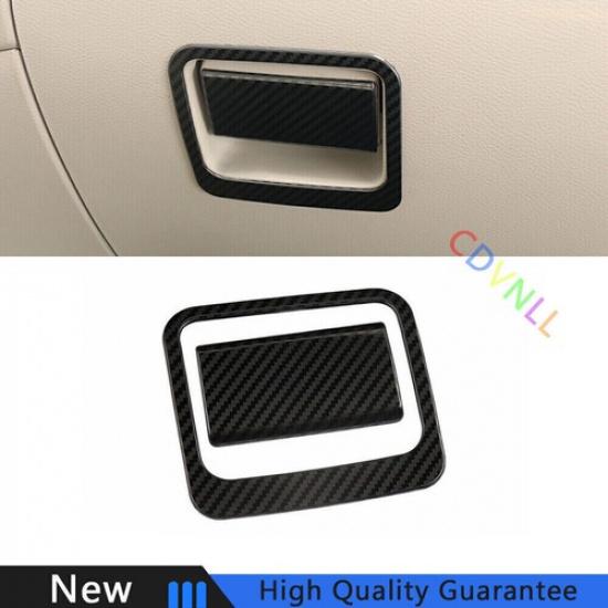 For Nissan Altima 19-22 Steel Carbon Fiber Co-Pilot Storage Box Handle Bowl Trim