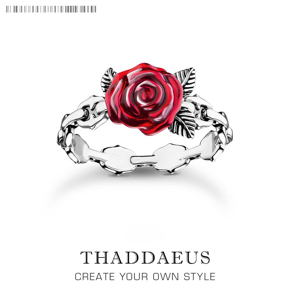 

Ring Victorian Design Rose Europe Fine Jewelry For Women New Real 925 Silver Trendy Love Gift 7