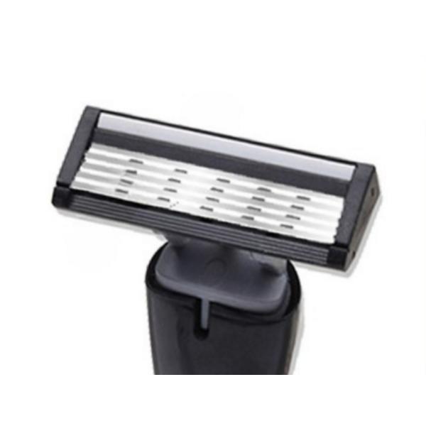 Streetlamp 5-blade Razor Black + 6 Extra Blades Set, 7 Pieces, 1 Set ,Korean Razor Blade