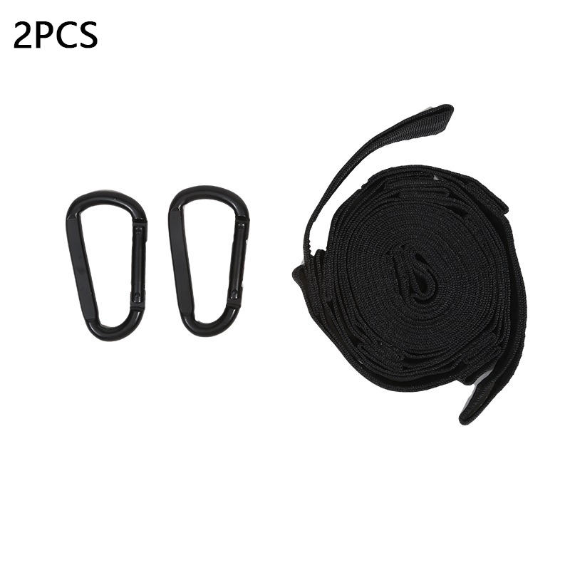 2Pcs High Bearing Capacity Hammock Straps 600lbs Breaking Strength Polyester Hammock Belt Rope 5 Ring Correias De Poliéster