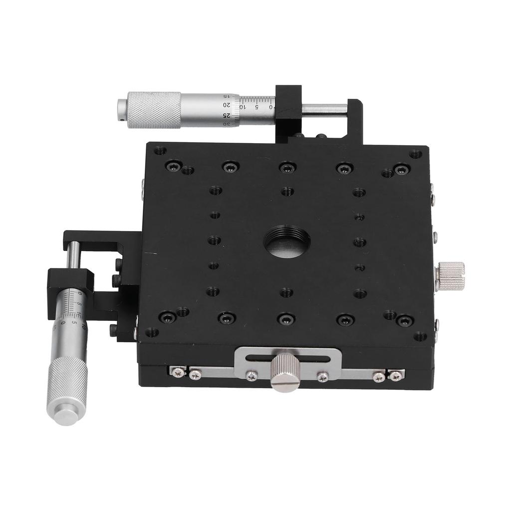 Translation Stage X Y Axes Sliding Table Micrometer Cross Roller Guide 100mmx100mm M2WGA100