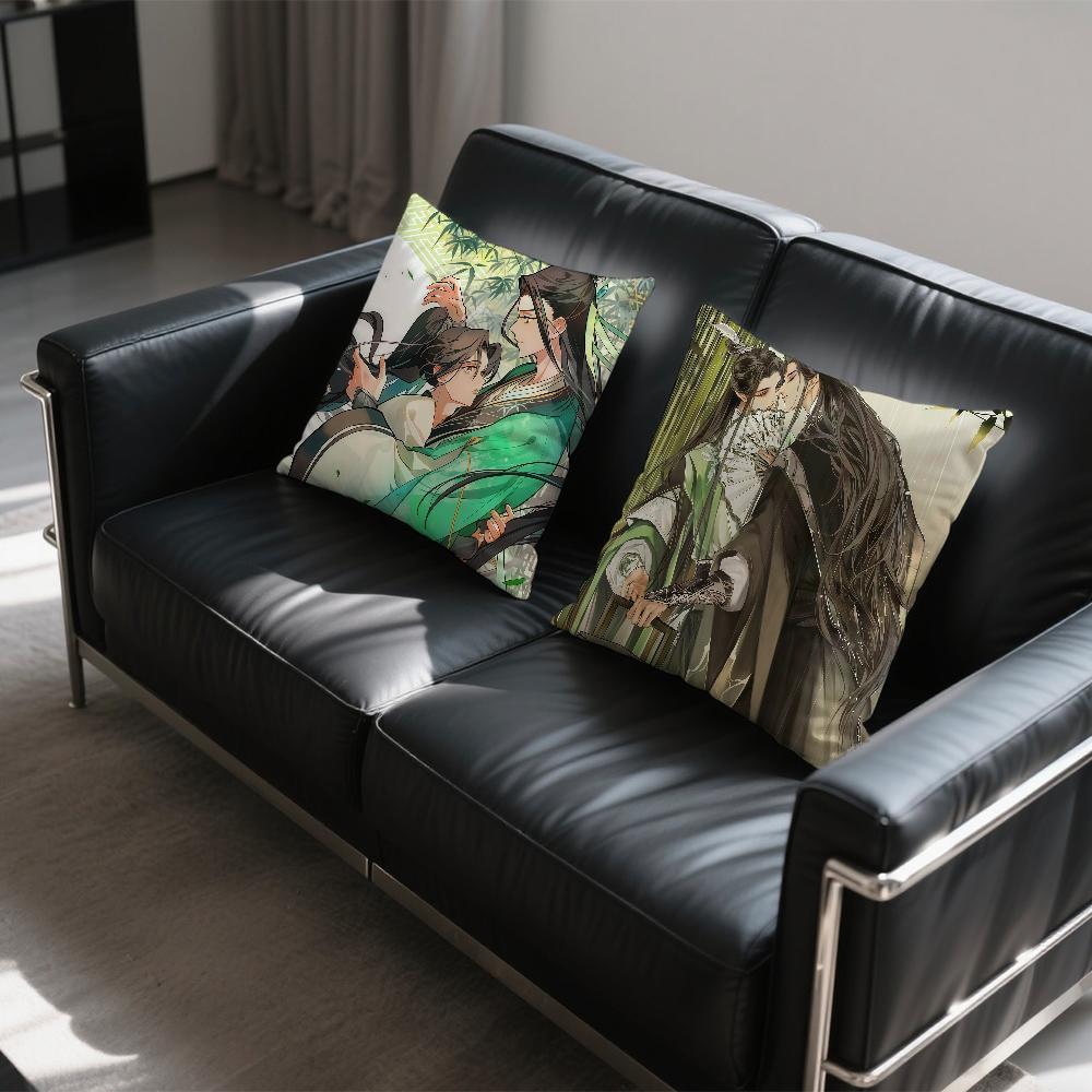 The S-Scum V-Villains S-Self-Saving S-System Novel Cushion Cover Square Cover Casual Skin-Friendly Comfortable Pillow Cover