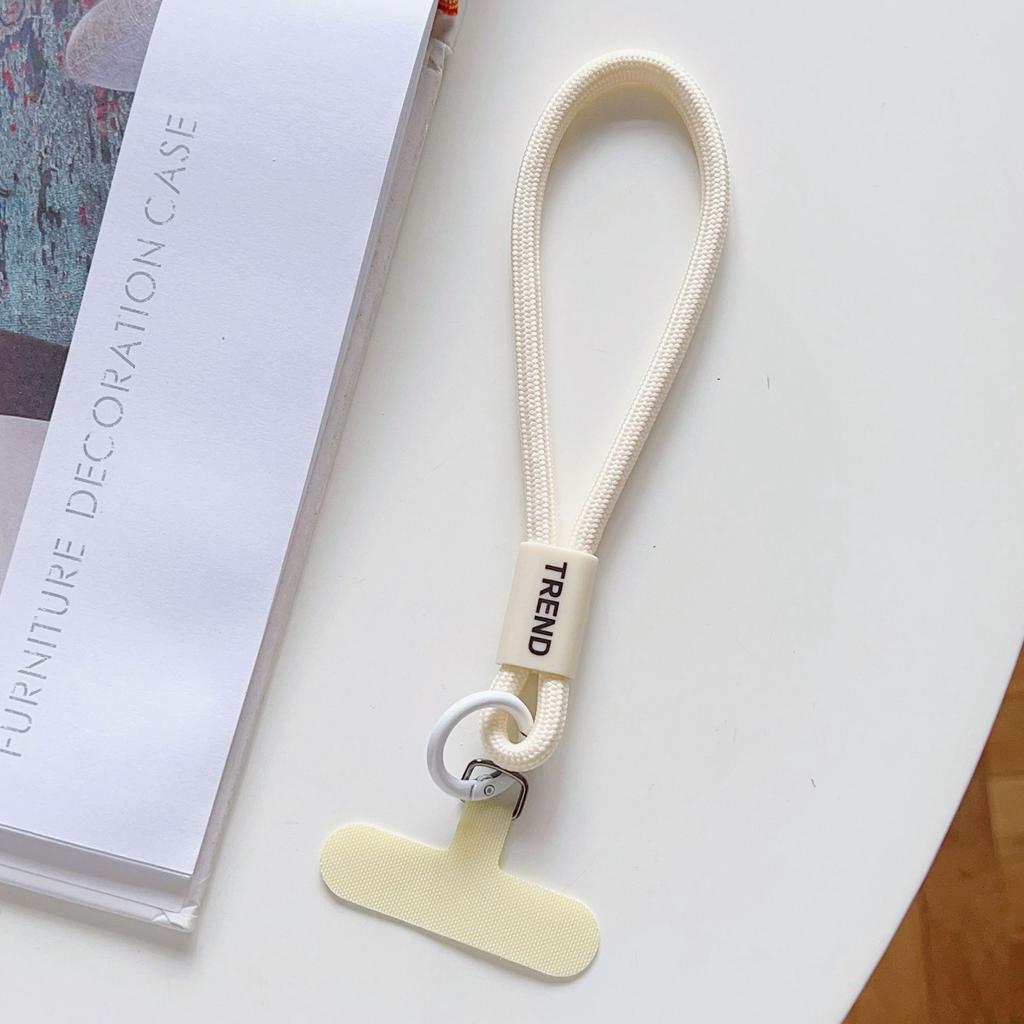 Adjustable Phone Wrist Strap Chain Fashion Simple Candy Color Mobile Phone Lanyard Universal Anti-lost Keychain Cellphone Strap